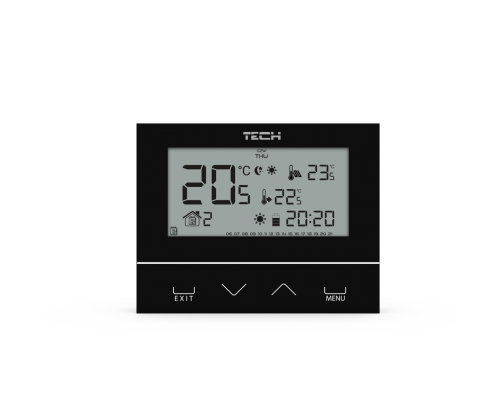 Проводной комнатный терморегулятор Tech ST-292v3 Чёрный