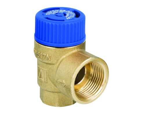 Клапан предохранительный для водоснабжения ВВ 3/4"х1/2" 6 бар Afriso MSW 42421