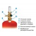 Вентиль отсечной ВР 3/4" для слива воды из расширительного бака KAV Afriso