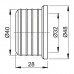 Манжета для канализации Ø40х32 мм резина чёрная AlcaPlast