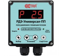 Реле давления воды электронное Акваконтроль Extra РДЭ-Универсал-10-2,5-ПП с плавным пуском для насоса