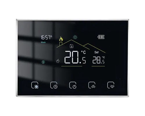 Термостат Beca BHT-8000-VA GBC RF + WiFi (Black)