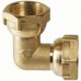 Угол 90° Comisa ВР-ВР 3/4"x3/4" латунный с накидными гайками