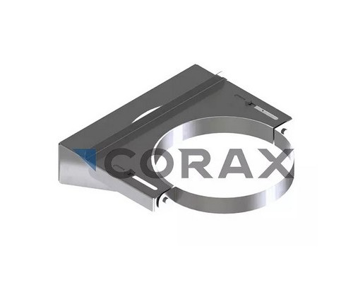 Хомут стеновой раздвижной Ø200 мм/50-150 мм AISI 430 Corax House