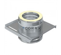 Площадка дымохода монтажная Ø115/0,8х200/0,5 мм AISI 430 Corax House