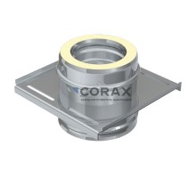 Площадка дымохода монтажная Ø115/0,8х200/0,5 мм AISI 430 Corax House