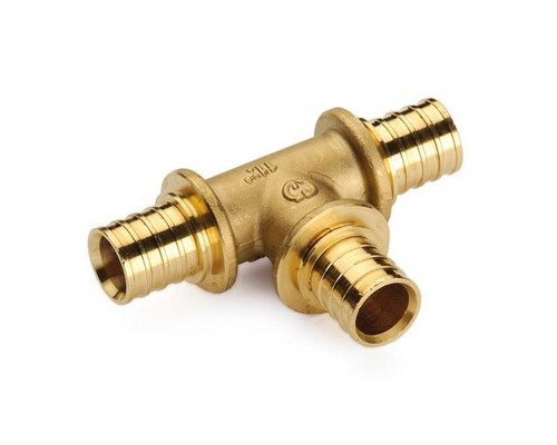 Тройник PEX Ø25 мм латунь General Fittings