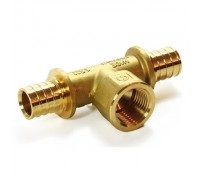 Тройник переходной с внутренней резьбой PEX Ø20x3/4"x20 мм латунь General Fittings