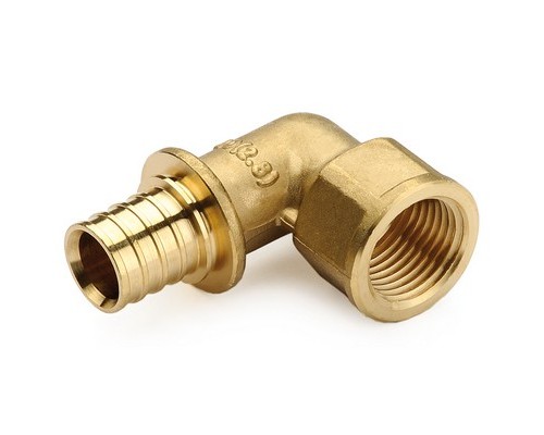 Угол PEX 90° ВР Ø32х1" латунь General Fittings