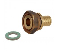 Переходник с накидной гайкой PEX Ø16x1/2" латунь General Fittings