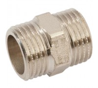 Ниппель соединительный General Fittings 2600.00.N НР-НР 1/2" латунный никелированный