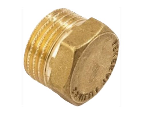 Заглушка General Fittings 2600.40 НР 1/4" латунная