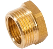 Футорка General Fittings 2600.44 НР-ВР 1"х1/2" латунная