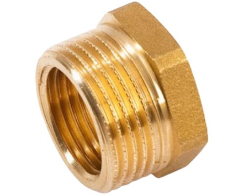 Футорка General Fittings 2600.44 НР-ВР 1/2"х3/8" латунная