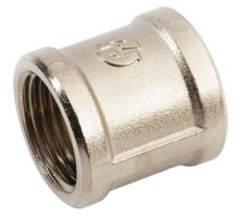Муфта соединительная General Fittings 2600.46.N ВР-ВР 1/2" латунная никелированная