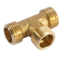 Тройник соединительный General Fittings 2700.10 НР-НР-НР 3/4" латунный