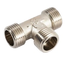 Тройник соединительный General Fittings 2700.10.N НР-НР-НР 3/4" латунный никелированный