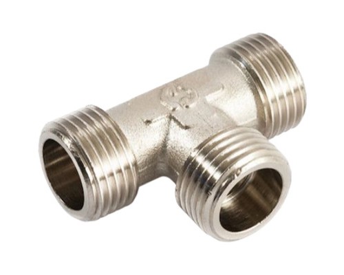 Тройник соединительный General Fittings 2700.10.N НР-НР-НР 3/4" латунный никелированный