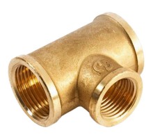 Тройник редукционный General Fittings 2700.13 ВР-ВР-ВР 3/4"х1/2"х3/4" латунный