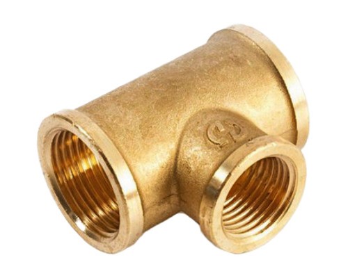 Тройник редукционный General Fittings 2700.13 ВР-ВР-ВР 3/4"х1/2"х3/4" латунный