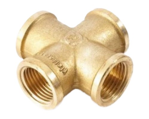 Крестовина соединительная General Fittings 2700.36 ВР-ВР-ВР-ВР 1/2" латунная