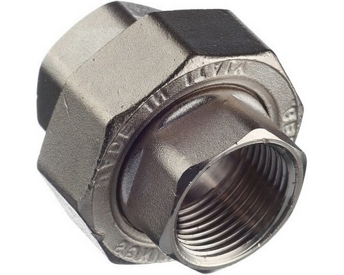 Американка прямая General Fittings 2700.A7.N ВР-ВР 1/2" конус, латунь никелированная