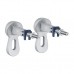 Инсталляция для унитаза Grohe Rapid SL 3 в 1 с квадратной кнопкой Skate Cosmopolitan хром