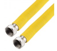 Подводка для газа растягивающаяся ВР-ВР 1/2" 0.5-1 м нержавеющая сталь KAS