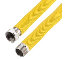 Подводка для газа растягивающаяся ВР-НР 1/2" 1-2 м нержавеющая сталь KAS