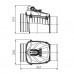 Клапан обратный канализационный горизонтальный Ø160 мм Karmat ZB