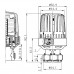 Головка термостатическая жидкостная MVI М30x1,5 белая TR.550.01