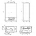 Котёл газовый настенный Mizudo M13ТL c шиной OpenTherm