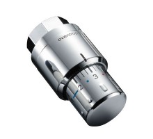 Головка термостатическая жидкостная Oventrop Uni SH M30x1,5 хром с нулевой отметкой с надетым декоративным кольцом SH-Cap 1012069