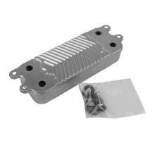 Теплообменник вторичный для котлов Protherm, Vaillant, Saunier Duval 12 пластин (0020186152, 0020020018, 0020059452)