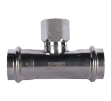 Тройник комбинированный Rommer RSS-0015 28х1/2"х28 ВПр-ВР для труб из нержавеющей стали