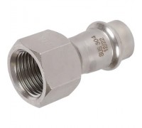 Переходник Rommer RSS-0022 15х1/2" ВПр-ВР из нержавеющей стали