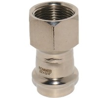 Переходник Rommer RSS-0022 22х3/4" ВПр-ВР из нержавеющей стали