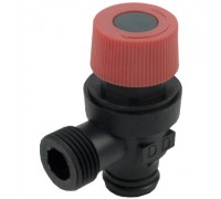 Клапан предохранительный НР 1/2" для котлов Baxi, Protherm, Ferolli 3 бар пластик (710071200, 0020094650, 6040211)