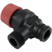 Клапан предохранительный НР 1/2" для котлов Baxi, Protherm, Ferolli 3 бар пластик (710071200, 0020094650, 6040211)