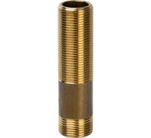 Сгон с наружной резьбой 1/2"x150 мм латунь Stout