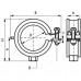 Хомут со звукоизоляцией Walraven BIS KSB1 M8 Ø25-28 мм (3/4″) с быстрым замком, оцинкованный с вкладышем EPDM