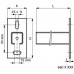Консоль стеновая Walraven BIS RapidRail BUP1000 WMR2 30х30х1.75 длина 200 мм