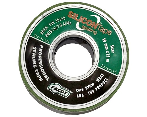 Фум-лента уплотнительная силиконовая Silicon Sealing Tape 19 мм х 15 м, FACOT