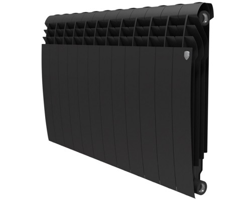 Биметаллический секционный радиатор Royal Thermo Biliner Noir Sable 500/12 секций, НС-1176310