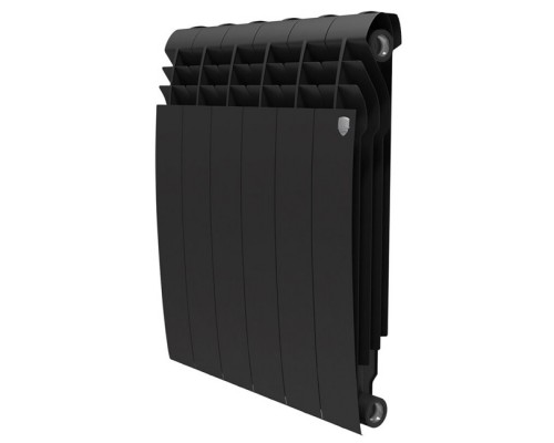 Биметаллический секционный радиатор Royal Thermo Biliner Noir Sable 500/6 секций, НС-1176312