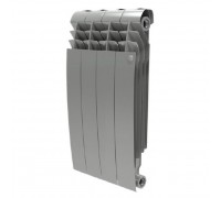 Биметаллический секционный радиатор Royal Thermo Biliner Satin Silver 500/4 секции, НС-1176317