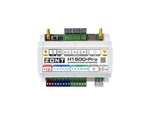 Универсальный контроллер для удаленного управления инженерной системой Zont H1500+ PRO