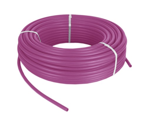 Труба PEX-b ф 20*2.8 Pink с кислородным барьером TIM TPEX2028-100 Pink, бухта 100 м