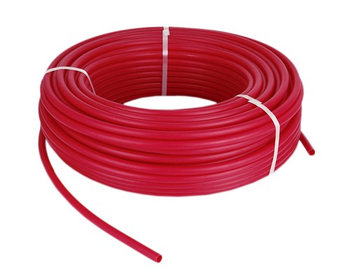 Труба PEX-b ф 16*2.0 Red с кислородным барьером TIM TPER 1620-100 Red, бухта 100 м