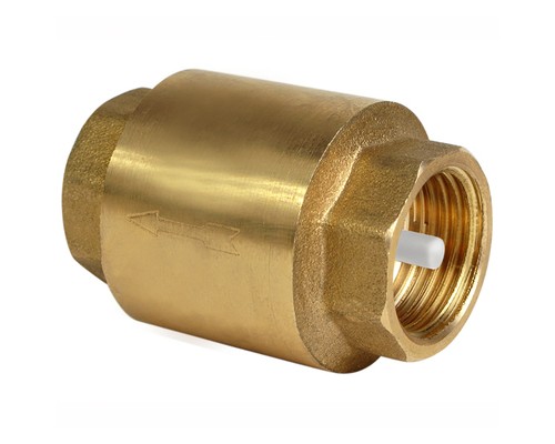 Обратный клапан с латунным штоком TIM 1 1/4 Вн, усиленный, JH-1013